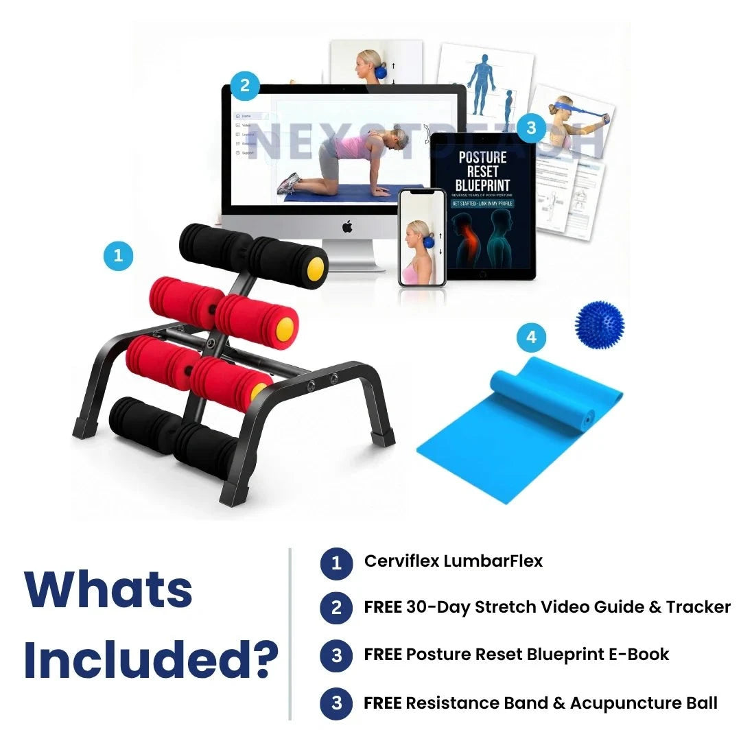 NexStretch SpineFlex Back Stretch Bench