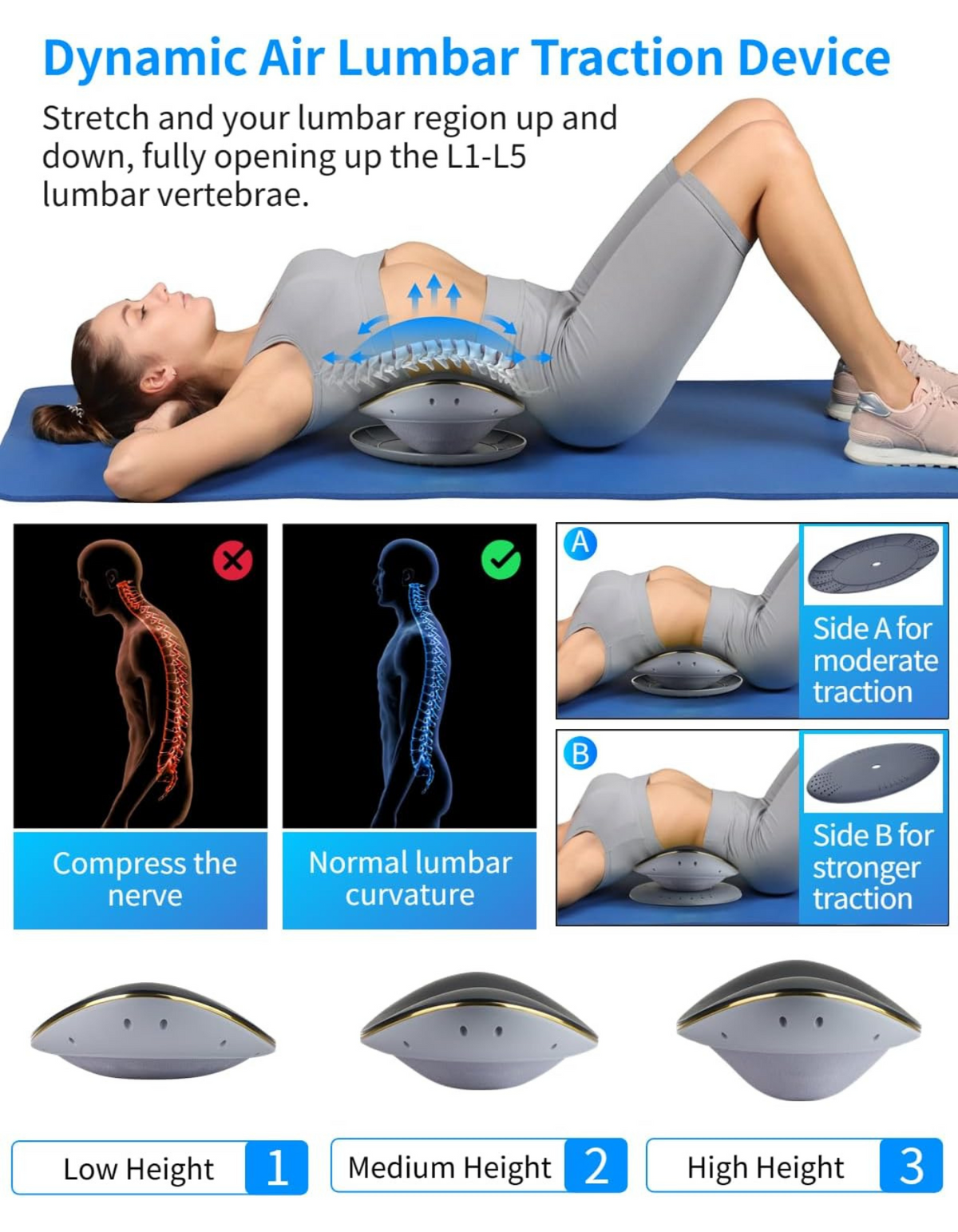 NexStretch LumbarFlex Back Stretcher