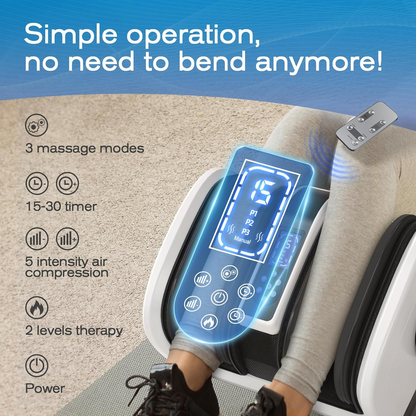 NexStretch ComfortWave Leg Massager