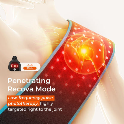 NexStretch TheraBeam Red Light Therapy Wrap