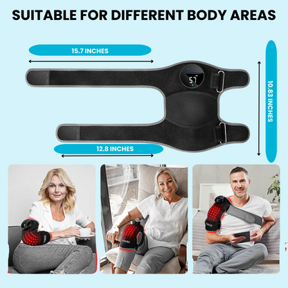 NexStretch KneoLight Red Light Knee Massager