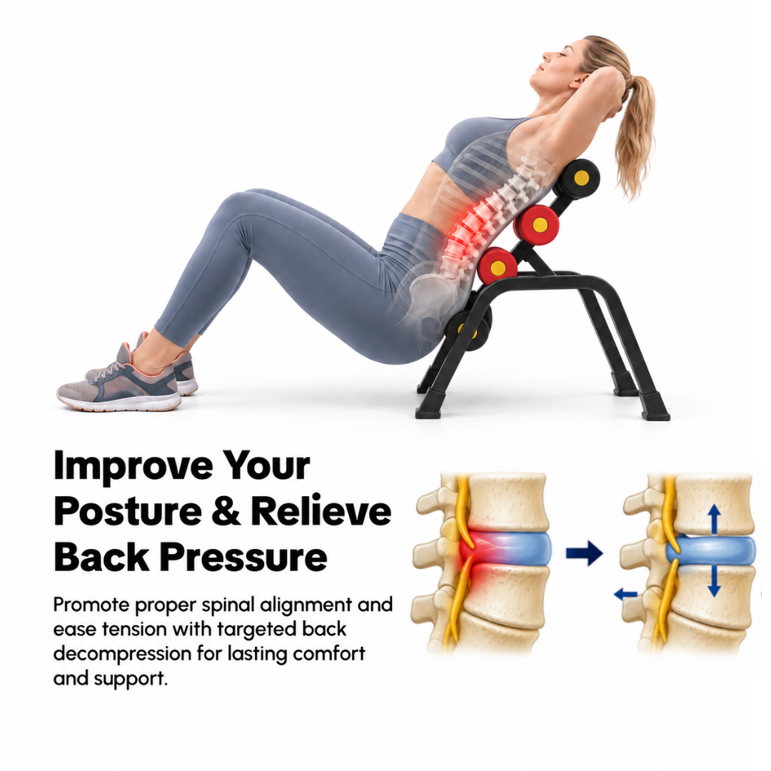 NexStretch SpineFlex Back Stretch Bench