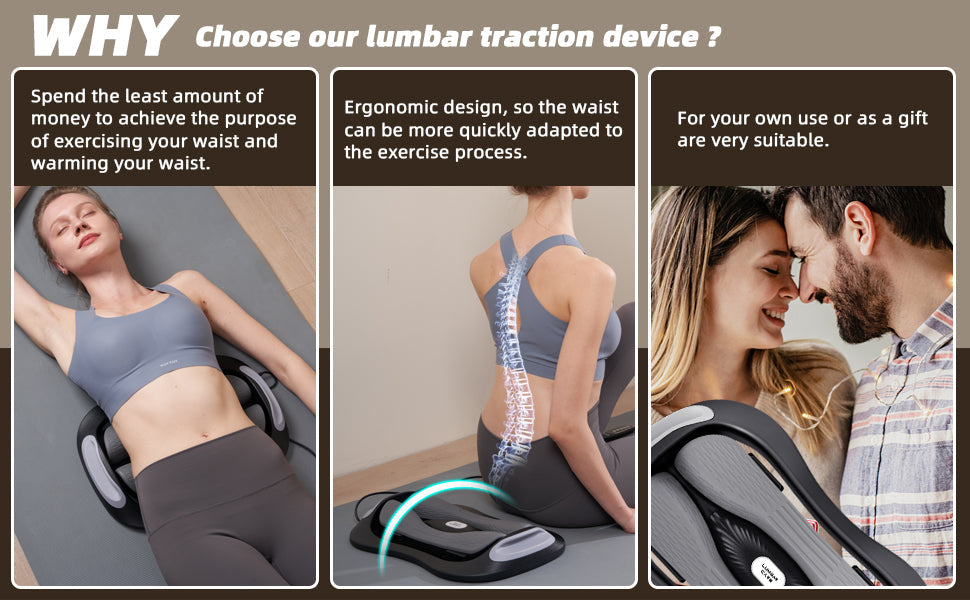 NexStretch LumbarTrax Lumbar Massager